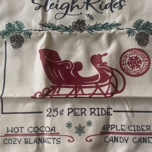 NWOT Christmas pillow cover - Picture 3 of 3